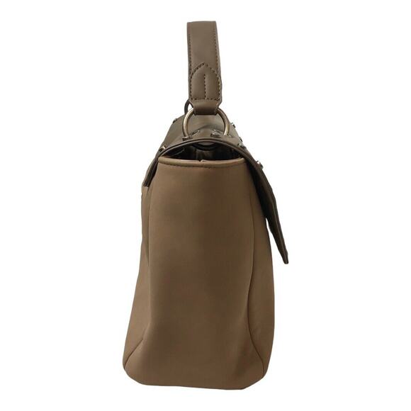 Universal Threads Brown Top Handle Handbag 12x9 Faux Leather Satchel - Picture 11 of 12